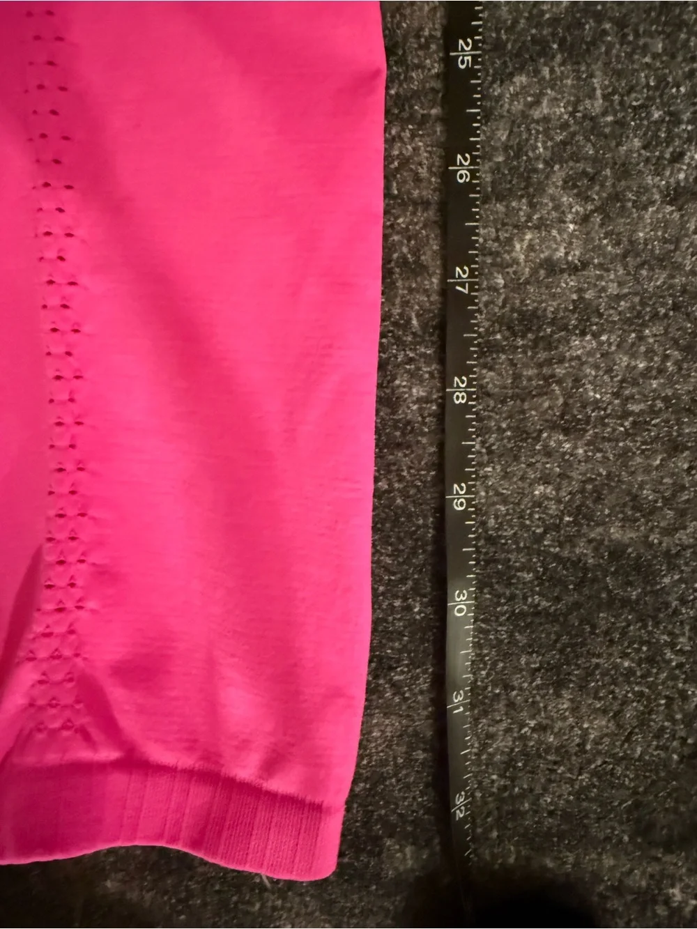 Free People Neon Pink High-Rise Leggings